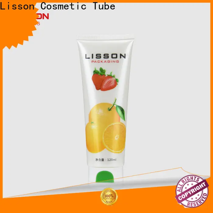 durable cosmetic double colors cap tube sunscreen packaging for storage 1
