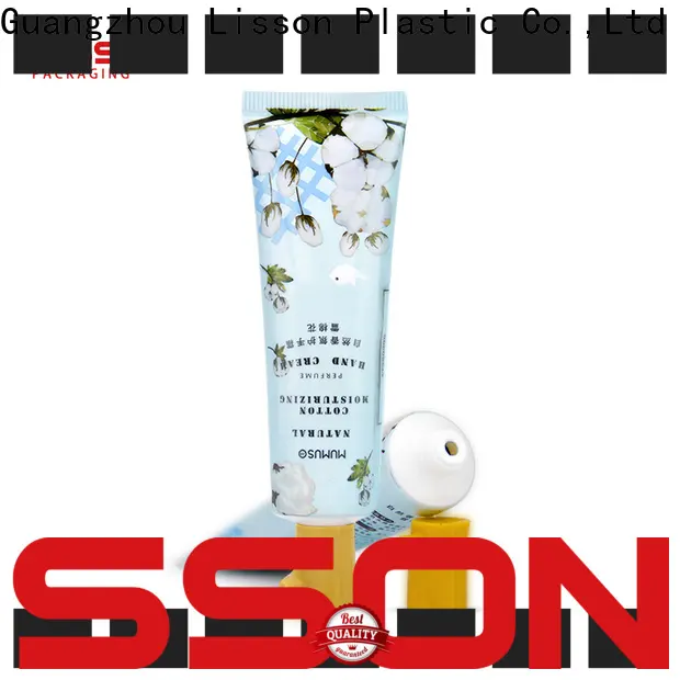 Lisson bulk production plastic tubes with caps chic design for cleanser 1