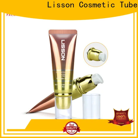 Lisson cosmetic airless pump tube packaging for cosmetic 1