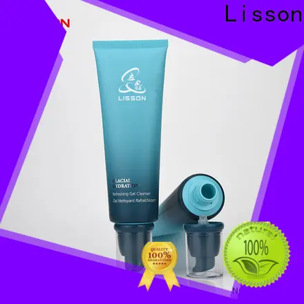 Lisson high quality cosmetic airless pump tube clear for packaging 1