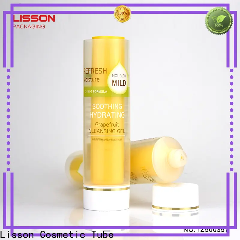 Lisson clear plastic tube chic design for packaging 1