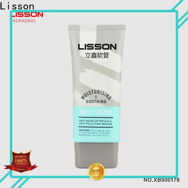 Lisson biodegradable shampoo squeeze tube packaging free sample for skin care 1