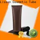logo printed cosmetic tube oval for packing 1