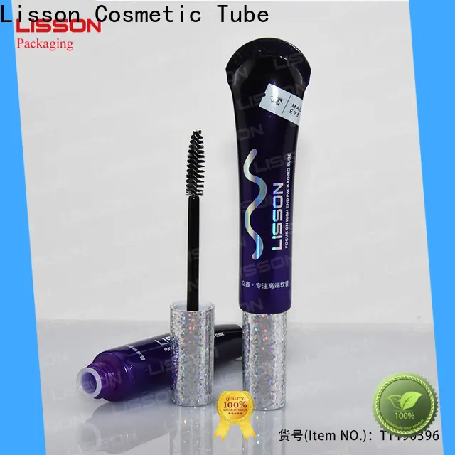 Lisson logo printed cosmetic tube packaging oval 1