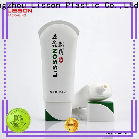 Lisson custom shape double color cap tube bulk production for lip balm 1