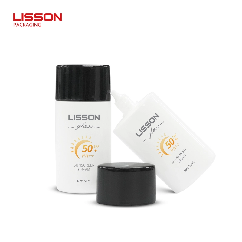 Custom Sunscreen Bottle w/ ABS or PP Cap, LDPE Head, Ldpe/Evoh/Admer Bottle 1
