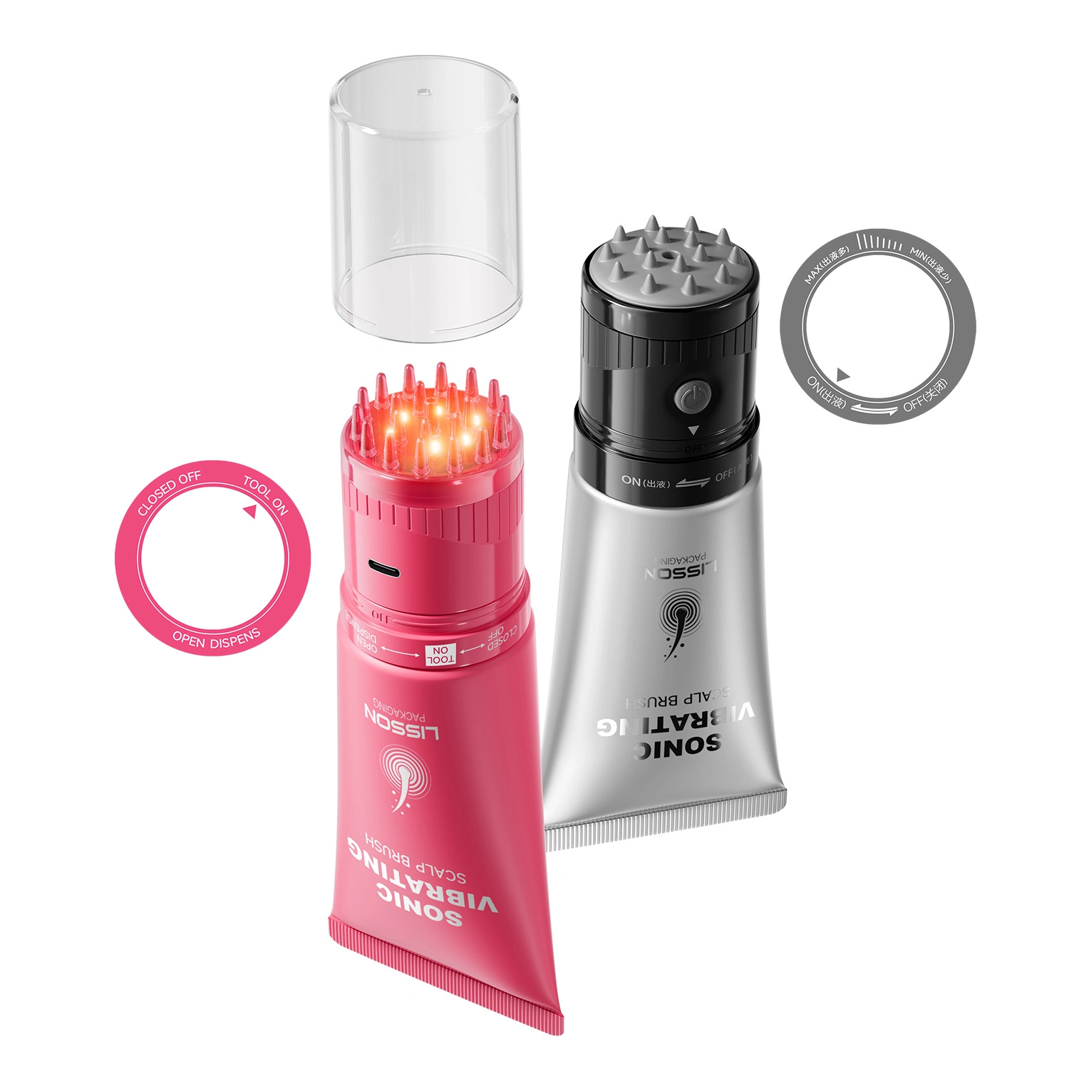 SPECIAL TUBE WITH COMB BRUSH APPLICATOR 1