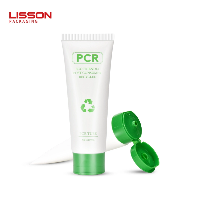 Eco friendly recycled PCR cream tube 1