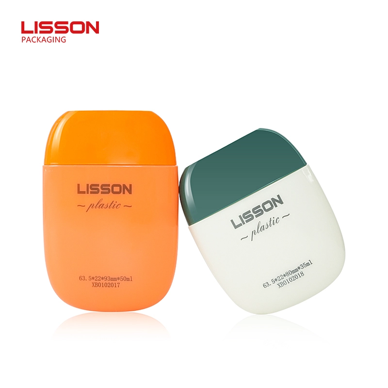 Новые пластиковые бутылки из полиэтилена высокой плотности (HDPE) EOVH Layer оптом для солнцезащитного крема объемом 30 мл и 50 мл. 1