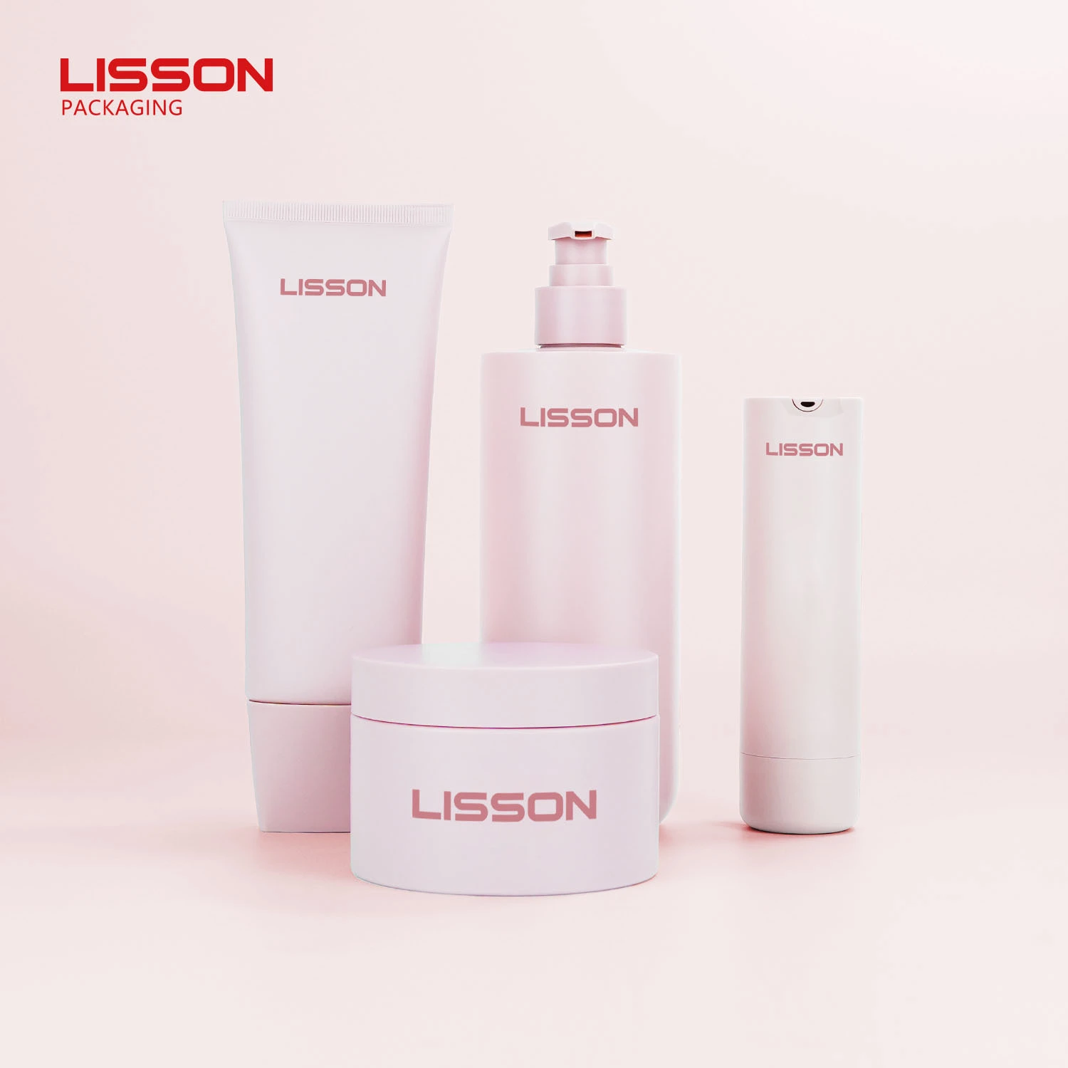 Wholesale Professional Plastic Cosmetic Packaging Suite w/ Logo Customized 1