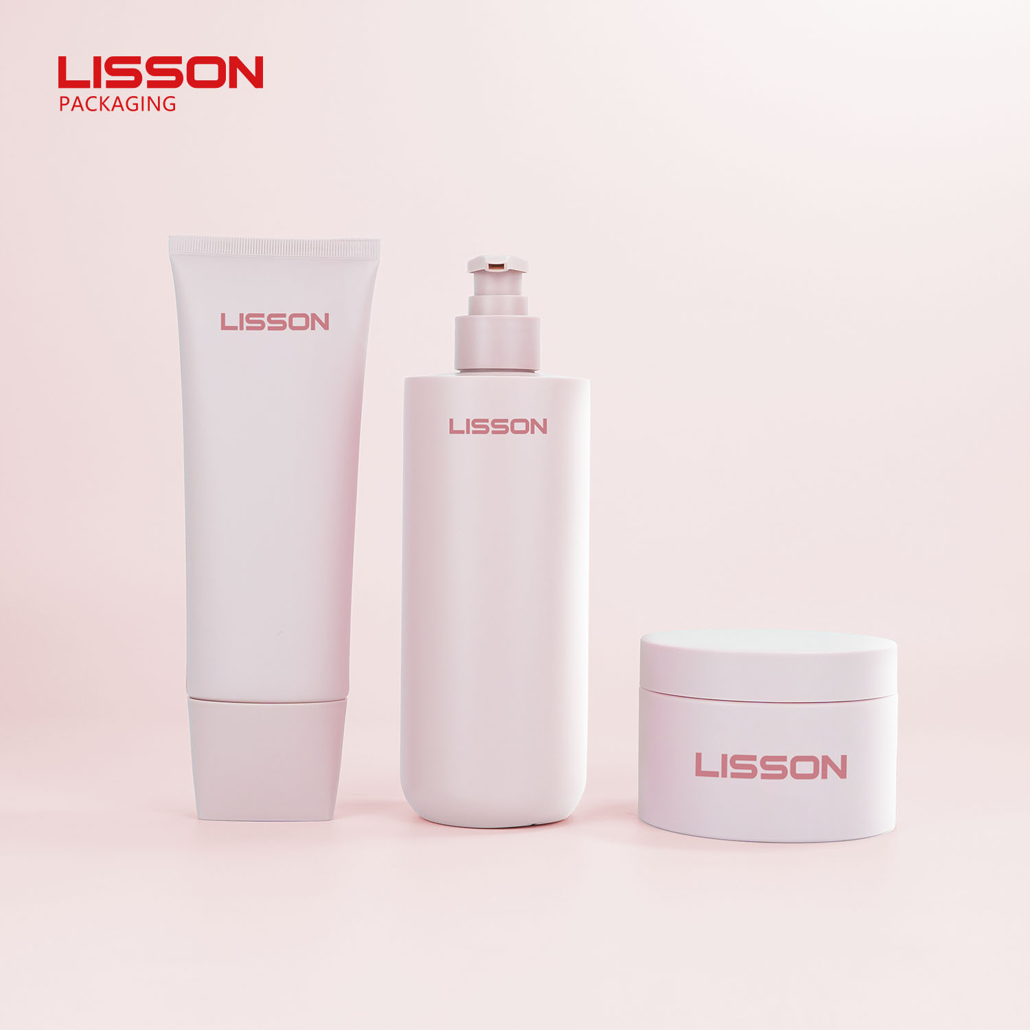 Paquete de embalaje cosmético de plástico profesional al por mayor con logotipo personalizado 2