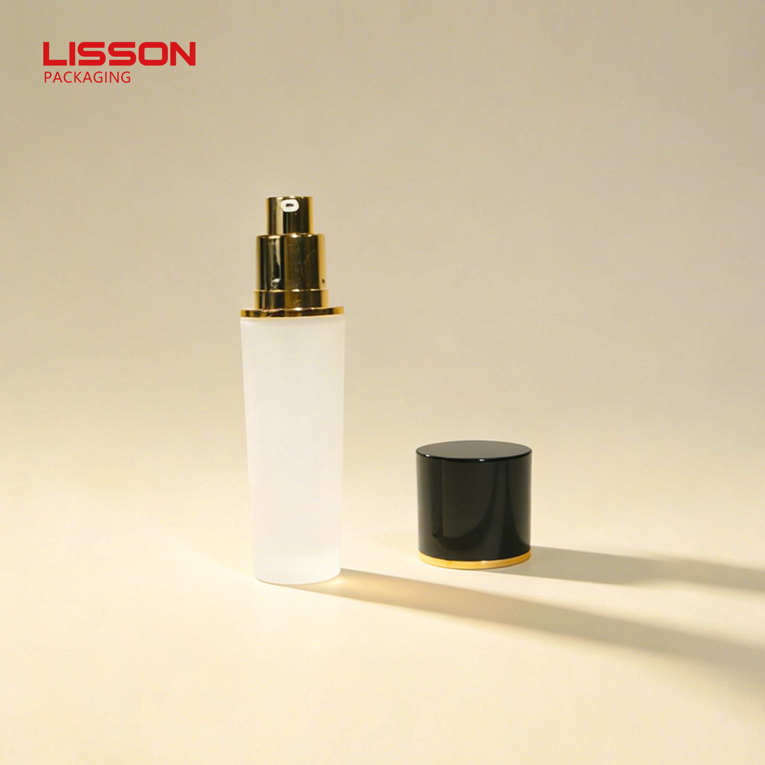 Oem&odm 30ml frosted tapered pump perfume glass bottle pp/abs screw cap 4