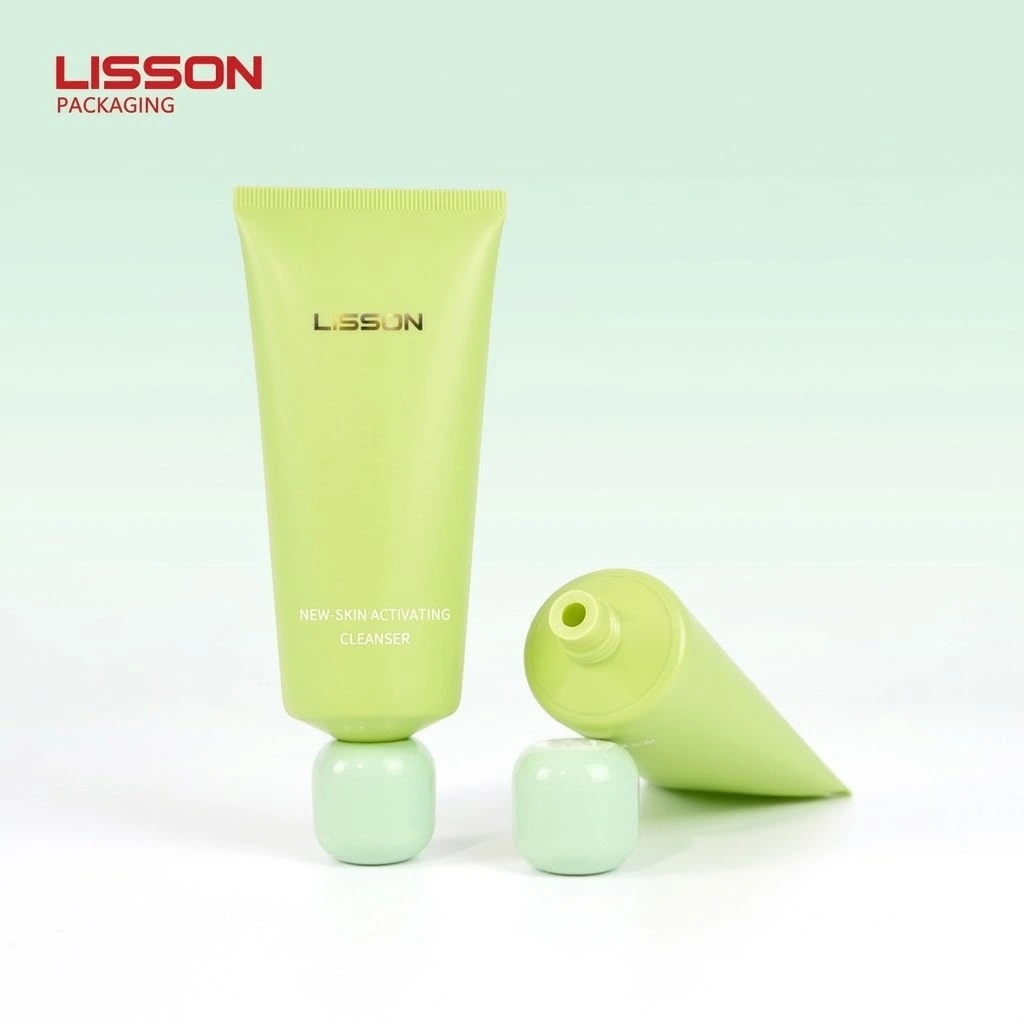 Unique Bead-Shape Round Screw Cap Plastic Squeeze Tube 1