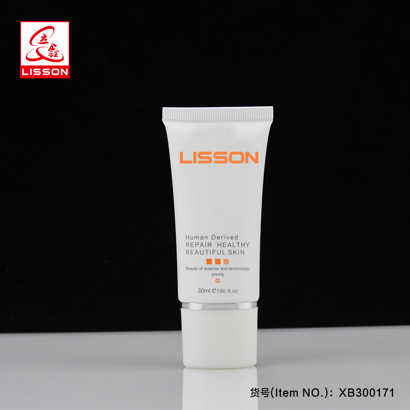 Custom PE sunscreen tube with screw cap