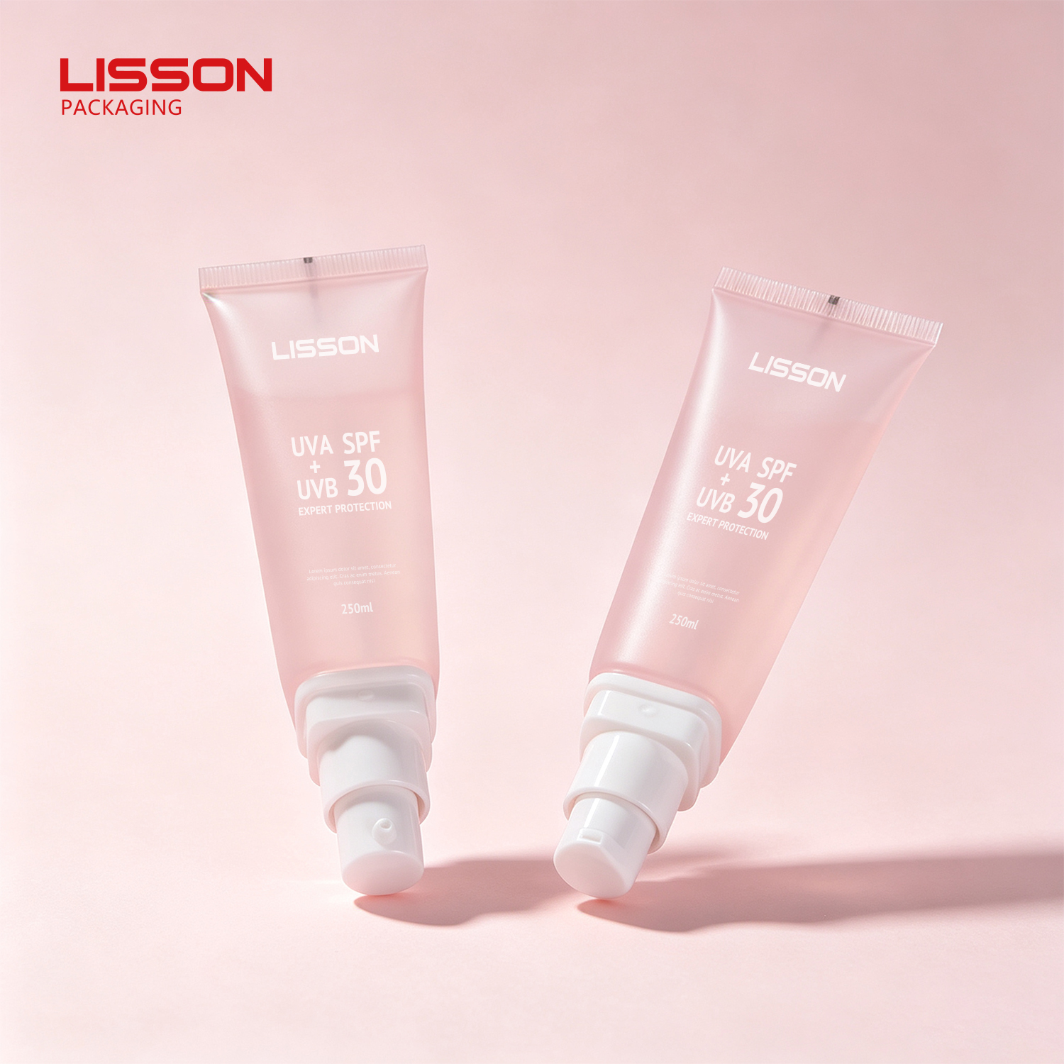 D30 UV Sunscreen Squeeze Tube | 30-90ml PE Tube with PP Pump & MS Cap 5