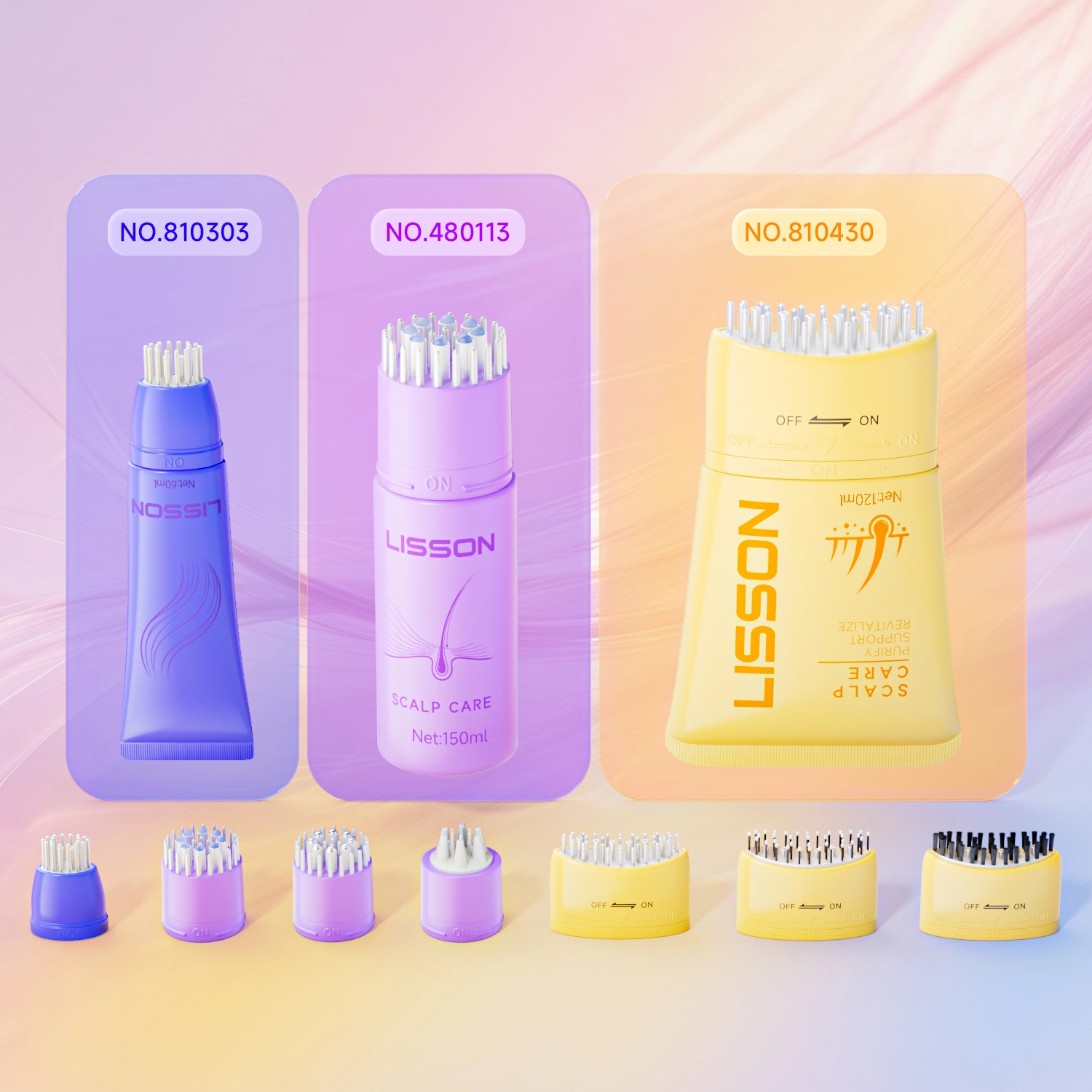 Hair Care Packaging with Comb Applicators | D30, D50 & D55 Functional Packaging 1