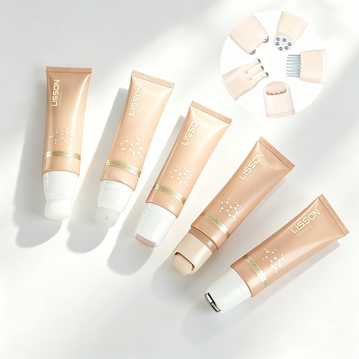 カスタムアプリケーター ABL スクイーズチューブ 30ml～90ml D30mm 1