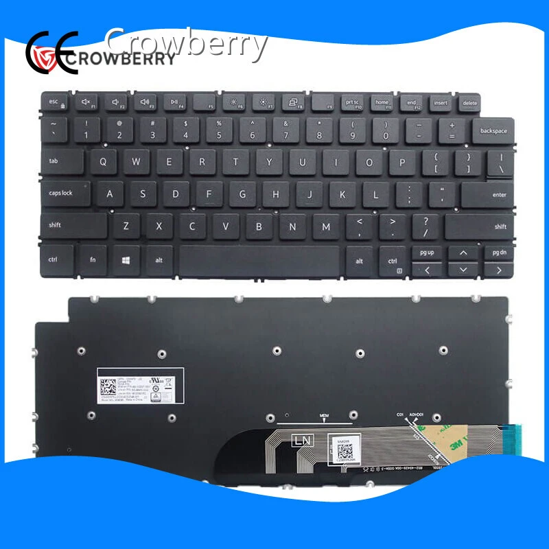 Custom Dell Xps L502x Keyboard Replacement Crowberry Laptop Replacement Parts 1
