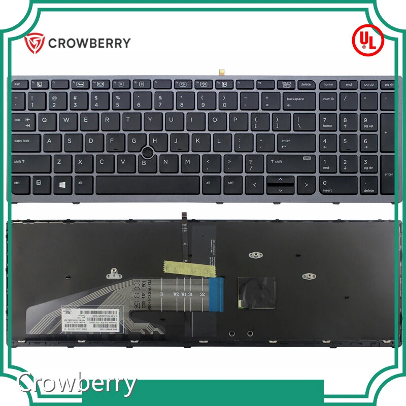 HP Zbook 17 G3 6 Months Hp Probook 650 G4 Keyboard Crowberry Laptop Replacement Parts Manufacture 1