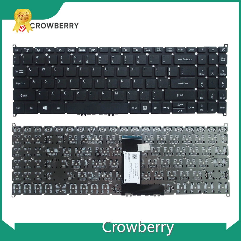 CE FCC RoHS New Keyboard Crowberry Laptop Replacement Parts Brand 1