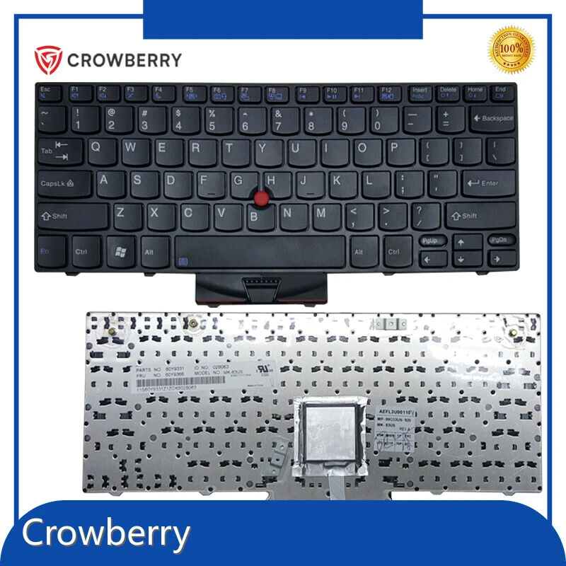 Crowberry Laptop Replacement Parts - Lenovo X1 Keyboard Replacement 6 Months Laptop Keyboard 1