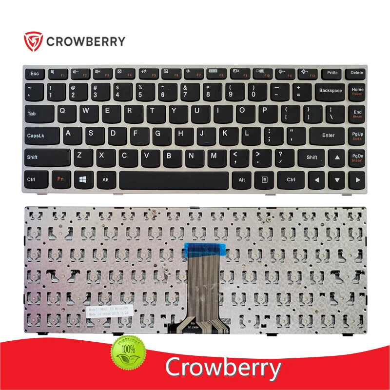 CE FCC RoHS X380 Yoga Keyboard Replacement for - Crowberry Laptop Replacement Parts 1