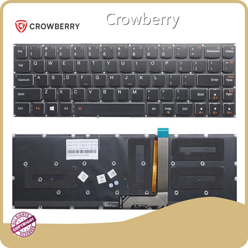 Shenzhen Crowberry CE FCC RoHS 2 Million Real Stock Lenovo Yoga 500 Keyboard Replacement Crowb... 1