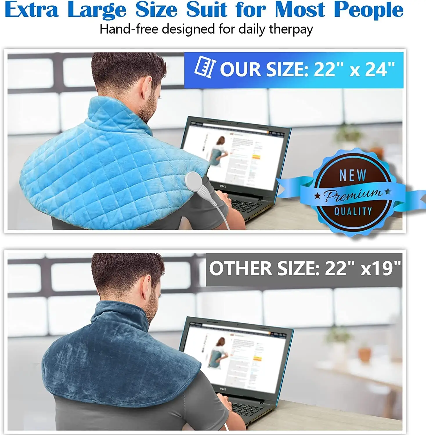 Electric Heating Pad Online UTK Brand Neck and Shoulder Neck and Shoulder 4