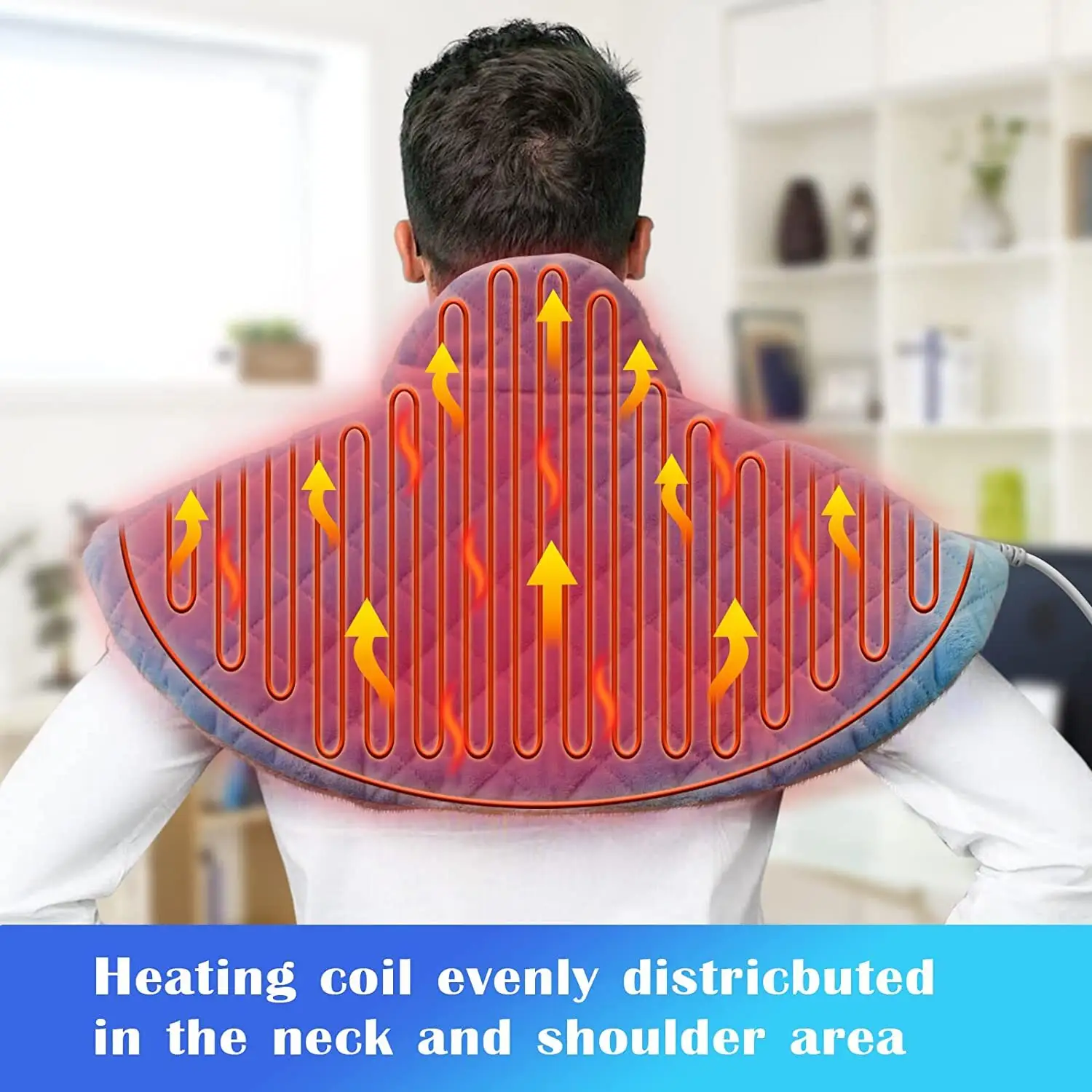 Electric Heating Pad Online UTK Brand Neck and Shoulder Neck and Shoulder 3
