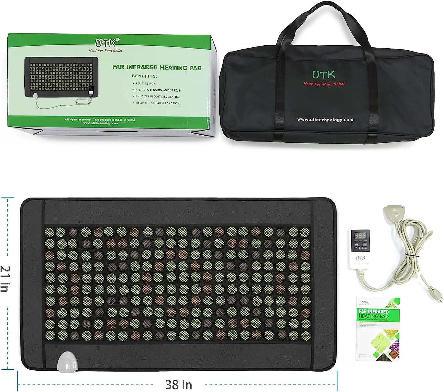 Electric Heating Pad Online Shopping Medium Plus Back H11M5 UTK Brand 2