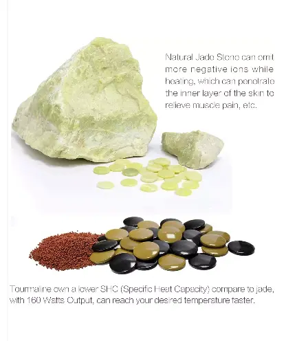 Costco Shoulder Heating Pad Jade and Tourmaline Stones Costco Shoulder Heating Pad UTK Brand 3