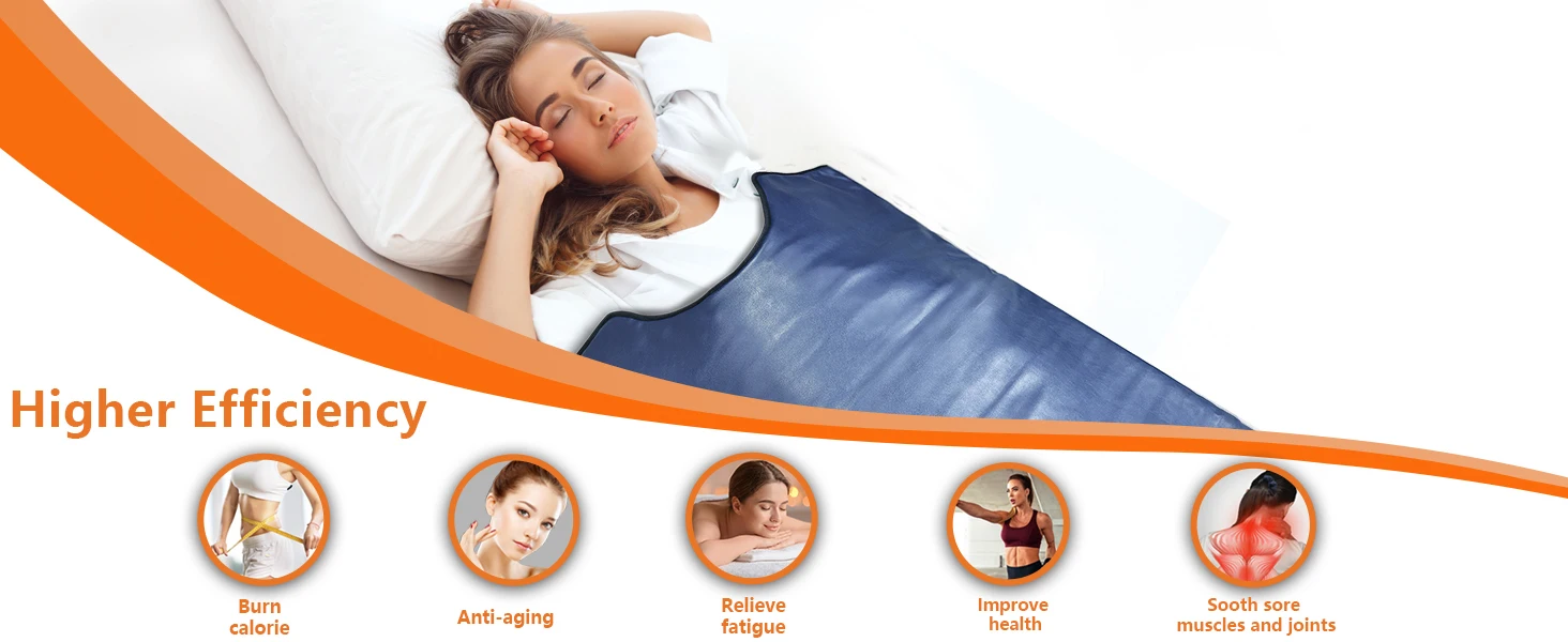 StartWarm Infrared Sauna Blanket with Natrural Jade Stones & 850nm Bio-Photon 15