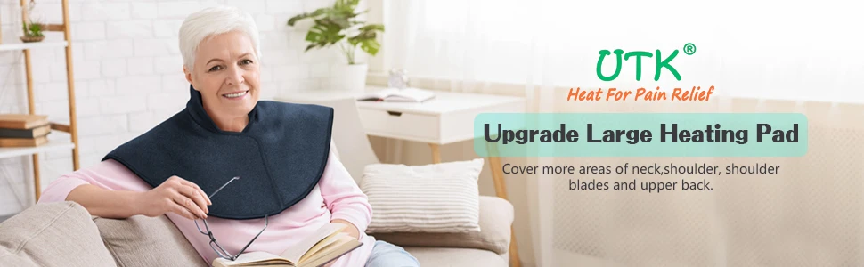 StartWarm Natural Jade and Tourmaline Heating Pad for Neck and Shoulders 9