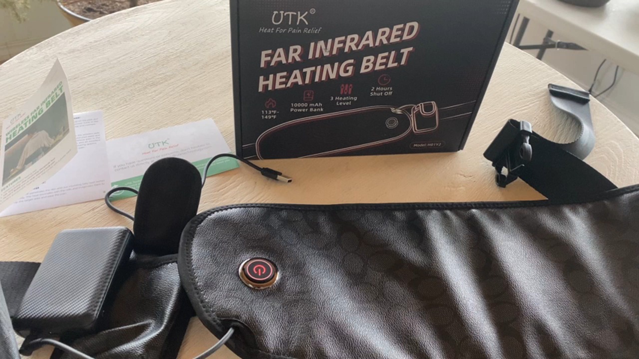 Libérez le confort portable : Présentation du coussin chauffant infrarouge lointain sans fil UTK