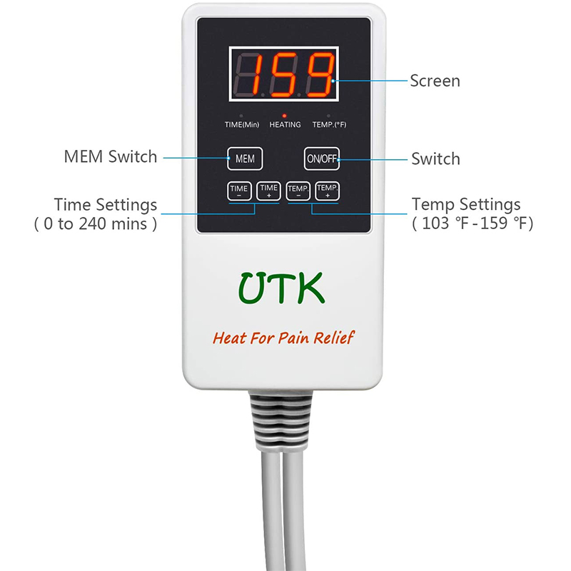 UTK Far Infrared Back Natural Jade Heating PadSmall Pro Size