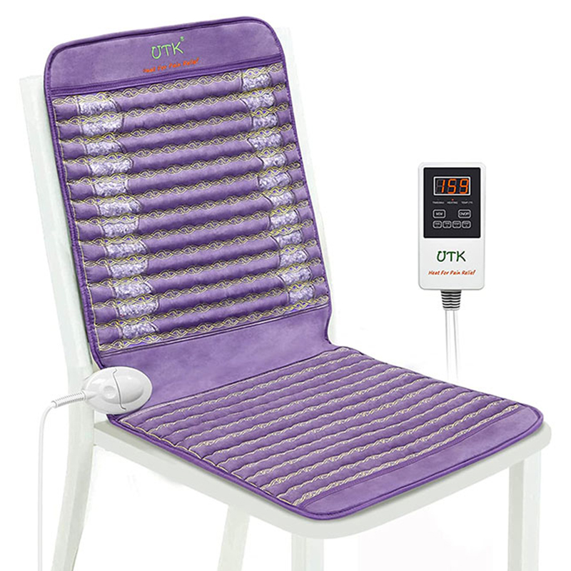 (USED) UTK Amethyst Stone far Infrared Heating Chair PadUS ONLY! UTK