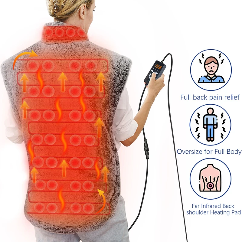 UTK Far Infrared Heating Pad for Neck Shoulder and Back Pain Relief 8