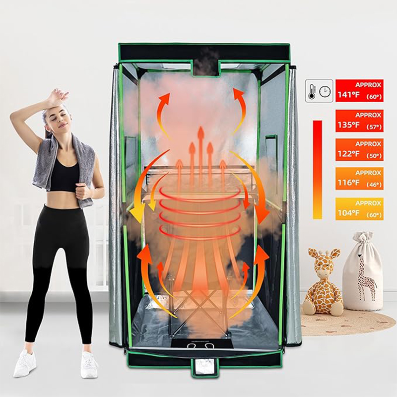 Sauna infrarouge lointain UTK avec jade naturel pour spa à domicile 7