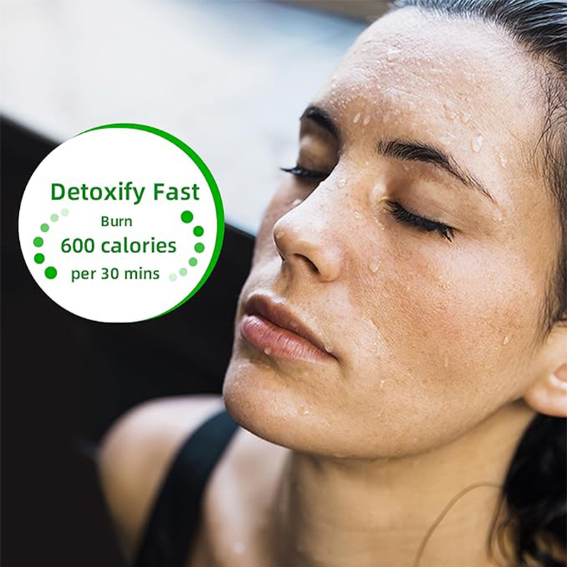 Sauna infrarouge lointain UTK avec jade naturel pour spa à domicile 6