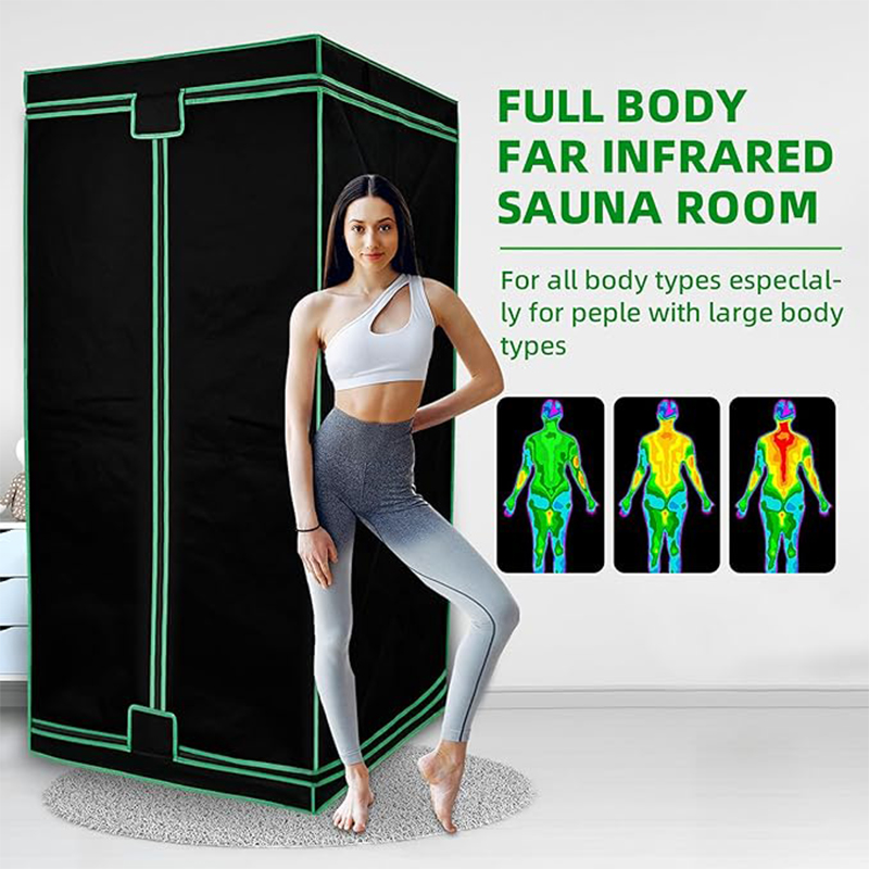 Sauna infrarouge lointain UTK avec jade naturel pour spa à domicile 2