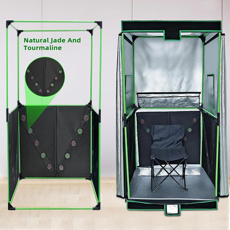 Sauna infrarouge lointain UTK avec jade naturel pour spa à domicile 4
