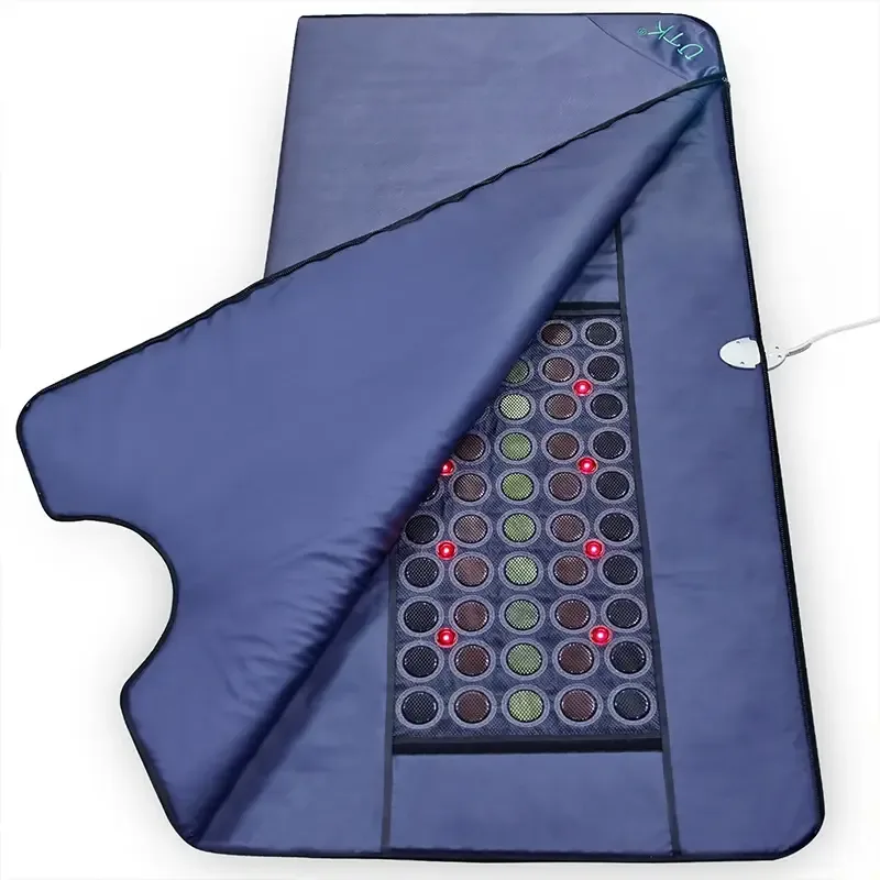 (USATO) Coperta per sauna a infrarossi UTK con pietre di giada naturale & 850 nm Bio-Photon-SOLO USA 1