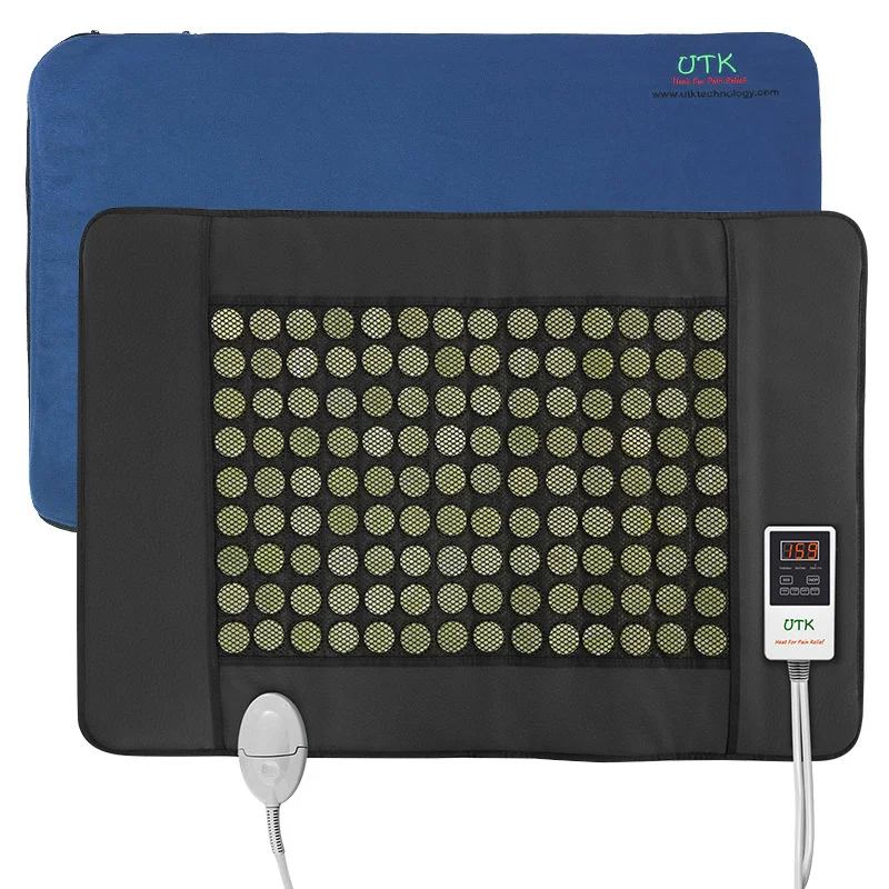 UTK Medium Jade Stone Infrared Heating Pad + Medium Protective Cover 1