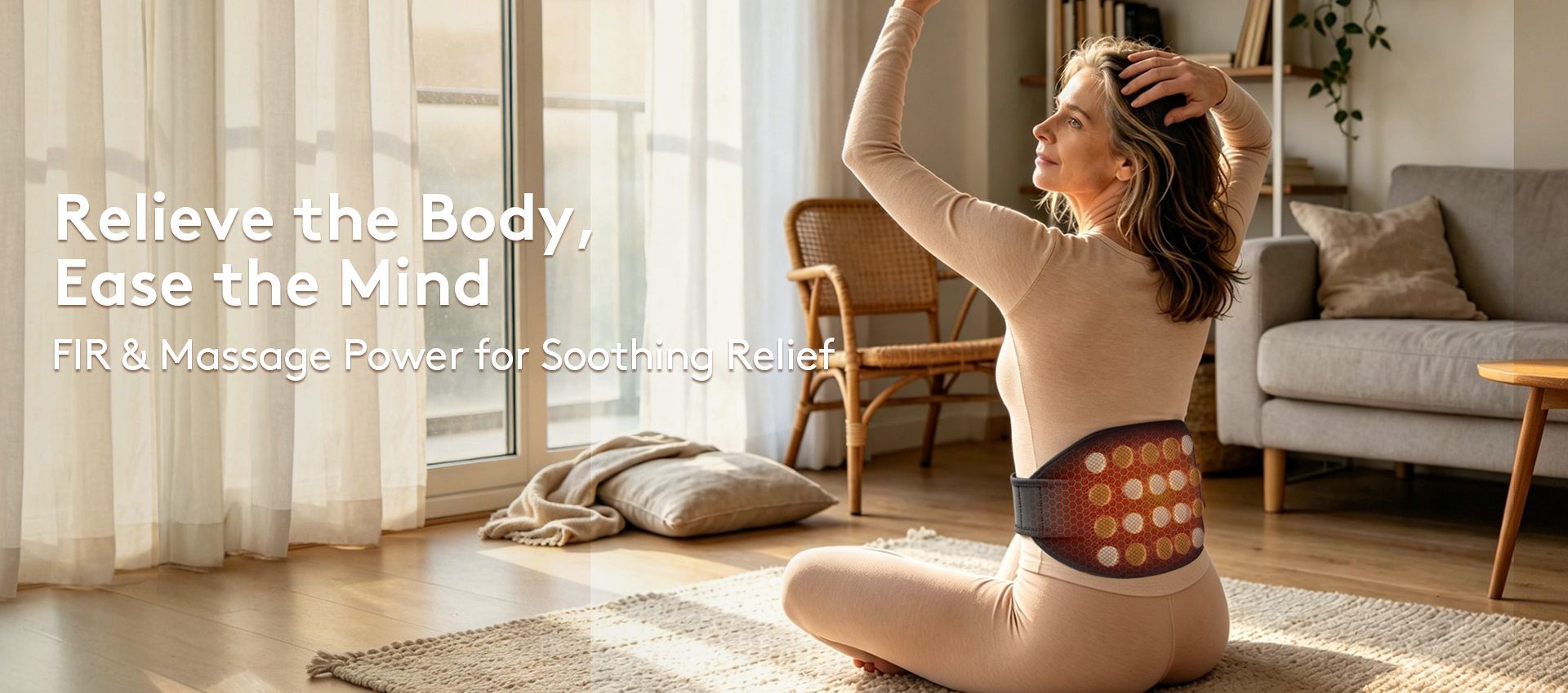UTK Far Infrared Vibrating Massage Heating Pad
