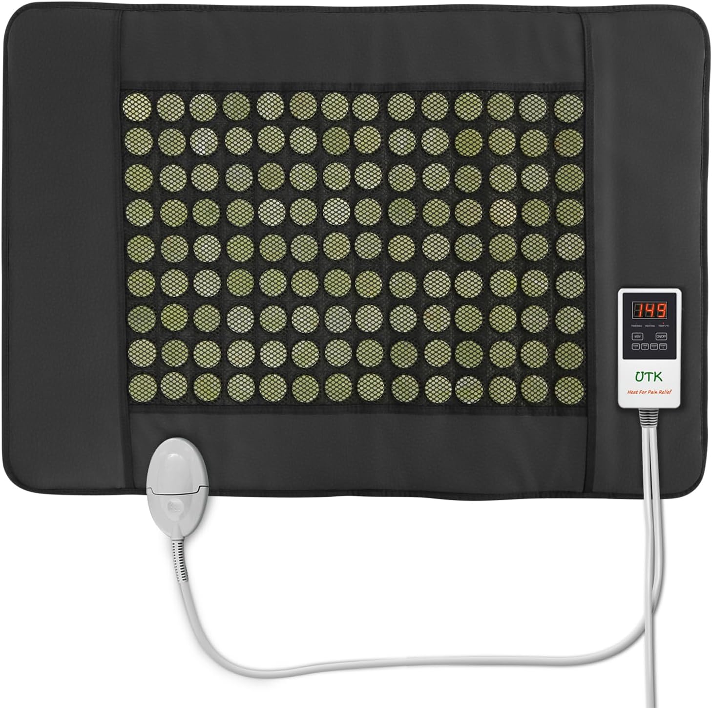 UTK Medium Jade Stone Infrared Heating Pad, H11M1 1
