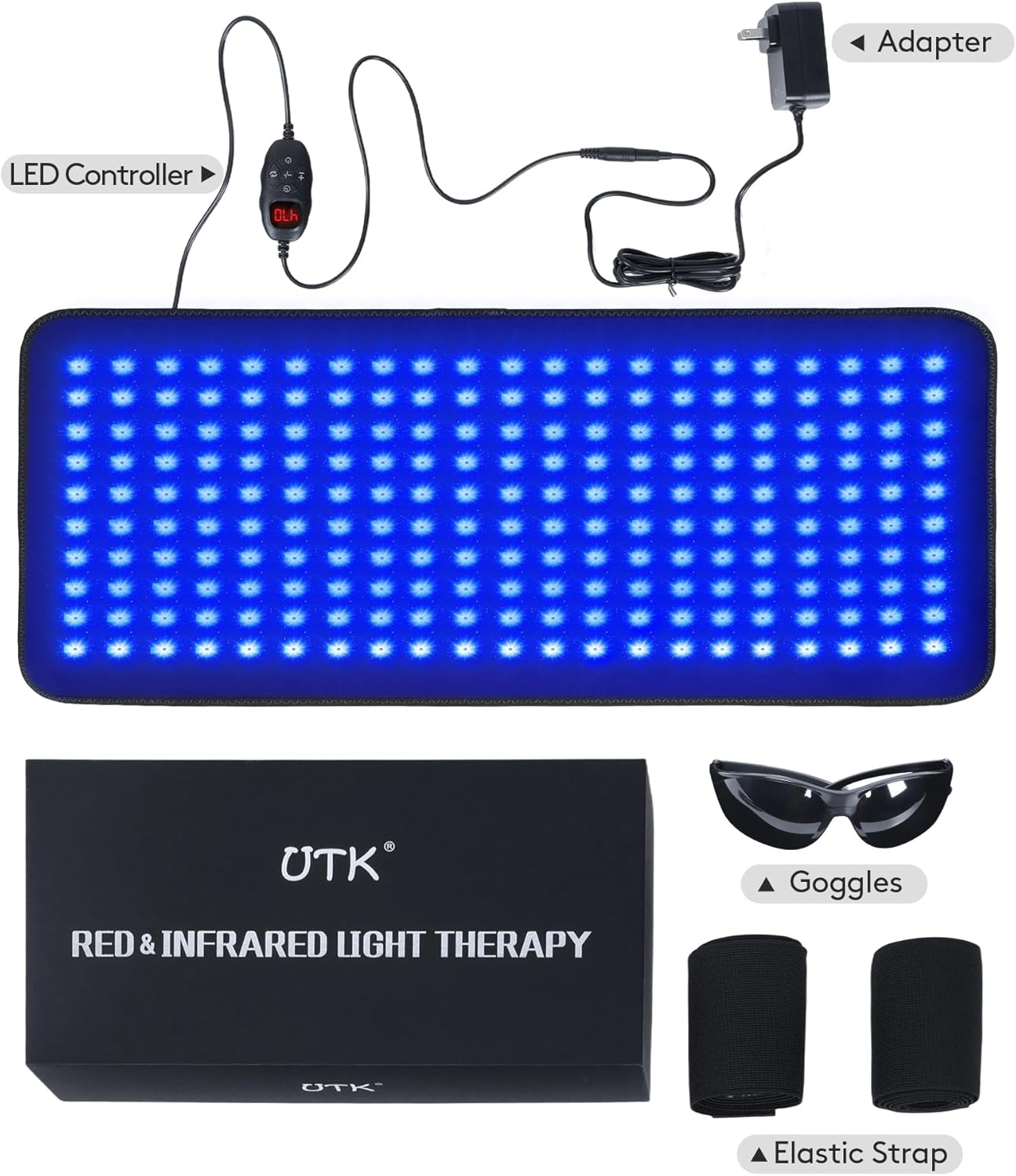 UTK Red & Blue Light Therapy for Body, M3GF1 8