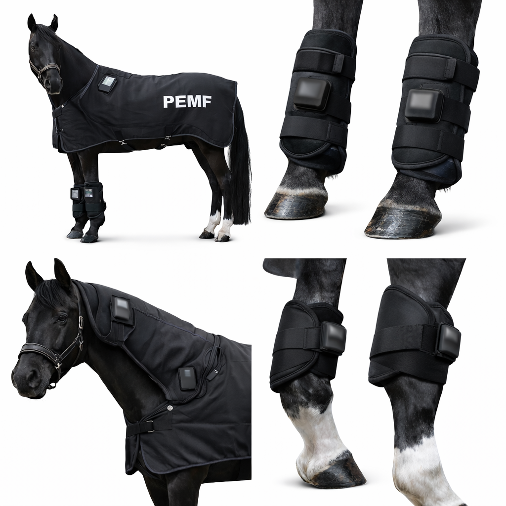 Couverture de thérapie PEMF équine UTK - Couverture à champ électromagnétique pulsé pour chevaux favorisant la récupération musculaire 3