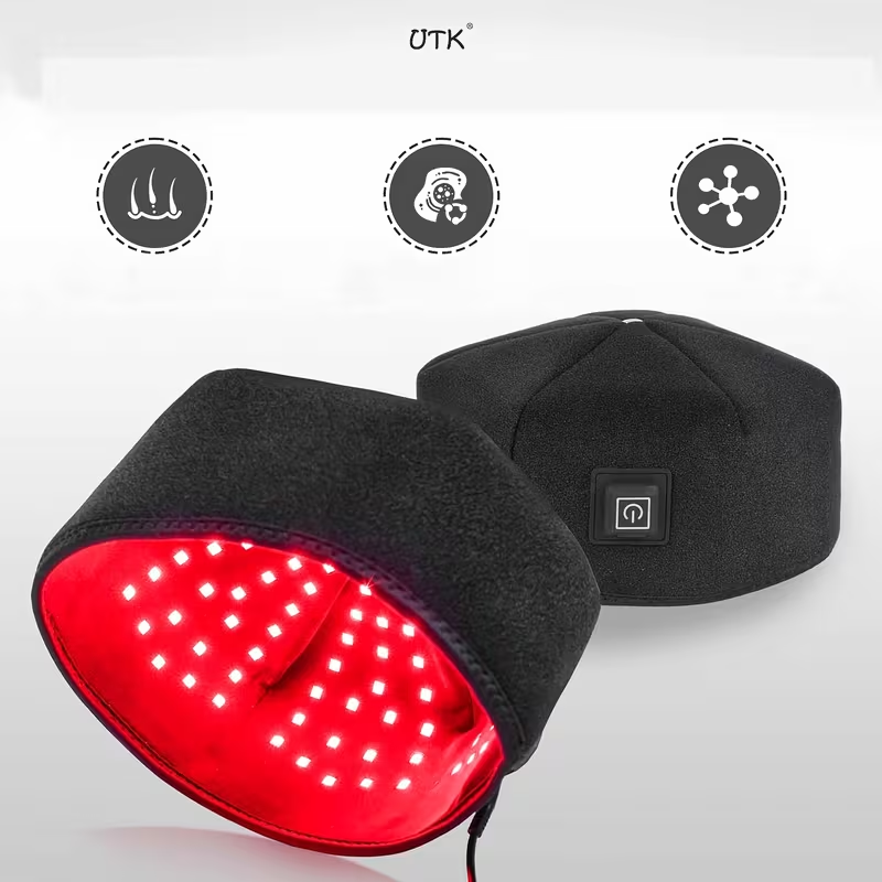 UTK Rotlichttherapie-Kappe für Kopfhautpflege &amp; Haarschutz, 120 LEDs 1