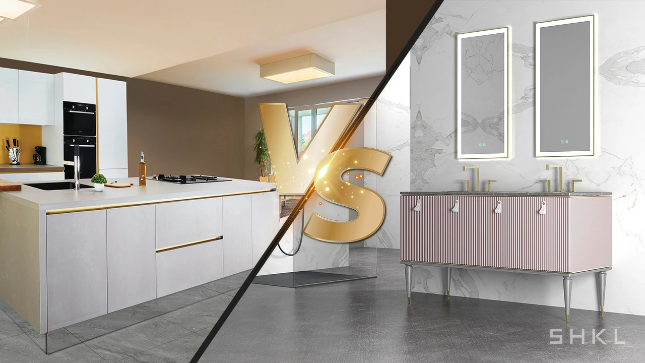 What Difference Between Kitchen and Bathroom Vanity SHKL