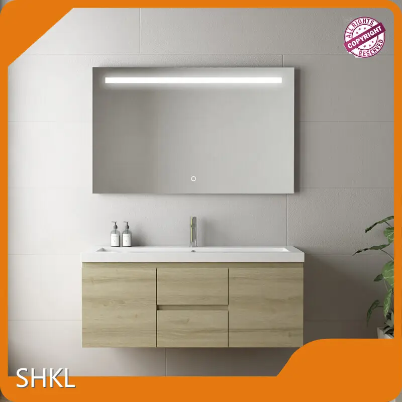 Bathroom Vanity SHKL,T/T Vanity + Artificial Stone Basin + LED Mirror 1